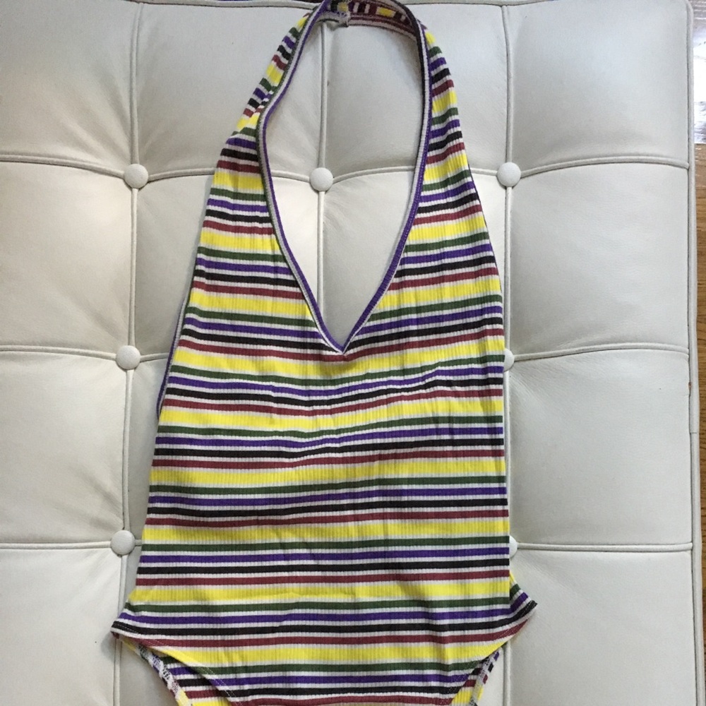 Urban Outfitters Out from Under Striped Bodysuit